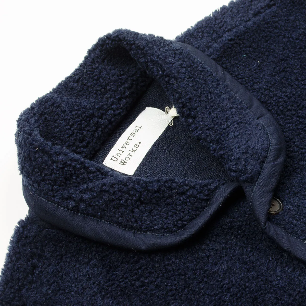 Universal Works - Lancaster Jacket Mountain Fleece - Navy