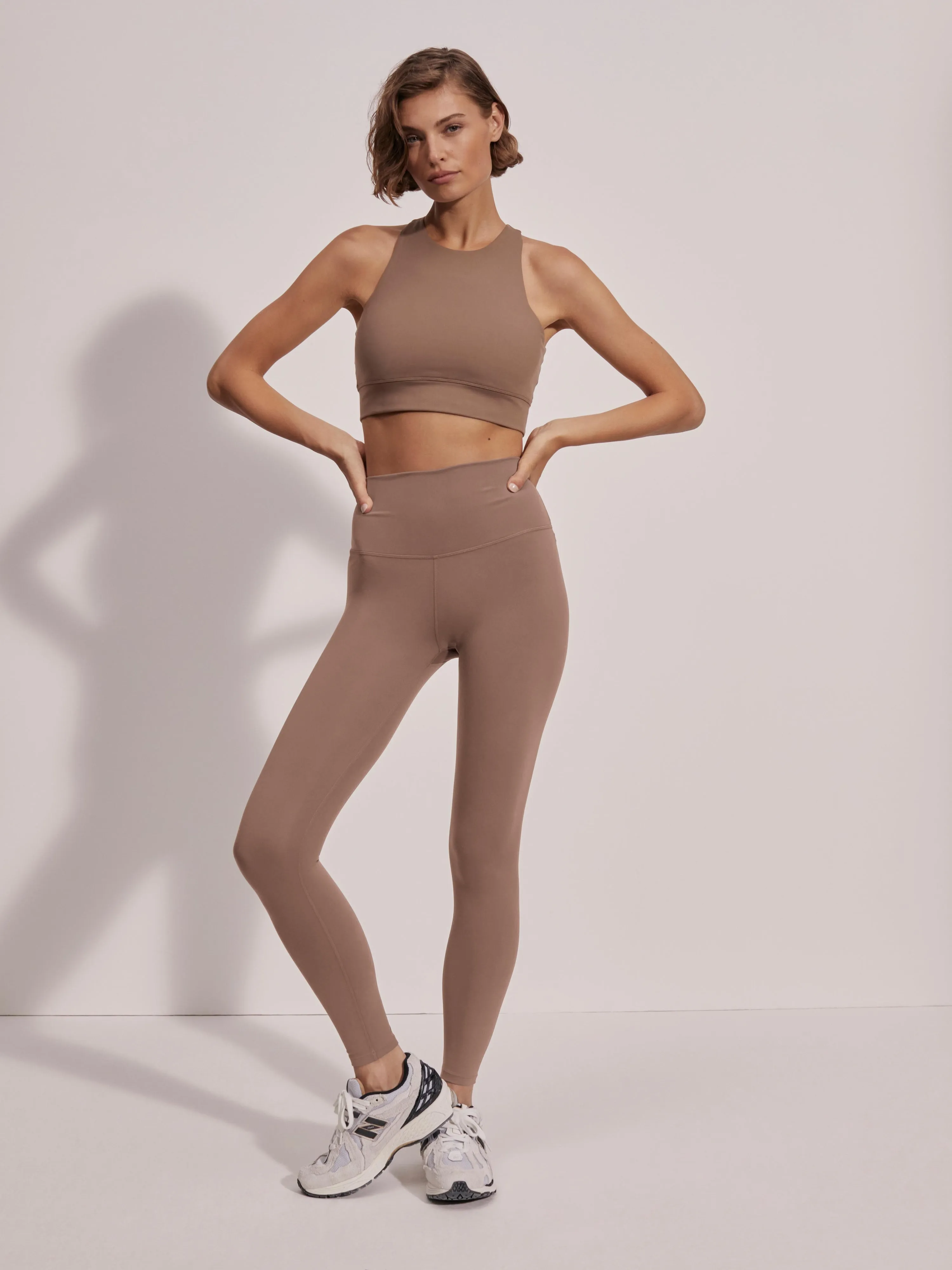 Varley Freesoft High Rise Legging - Taupe Stone