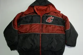 WSU Washington State University Cougars Vintage 90's Pro Player Reversible Puffer Jacket