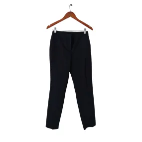 ZARA Navy Stretch-waist Straight Pants | Gently Used |